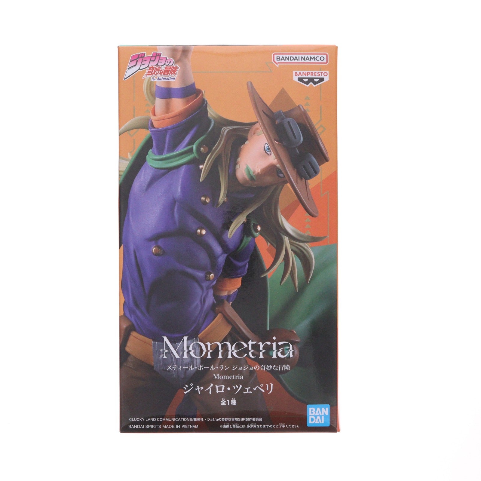 【中古即納】[FIG] ジャイロ・ツェペリ ジョジョの奇妙な冒険 第7部 スティール・ボール・ラン Mometria フィギュア プライズ(2834941) バンプレスト(20260625)