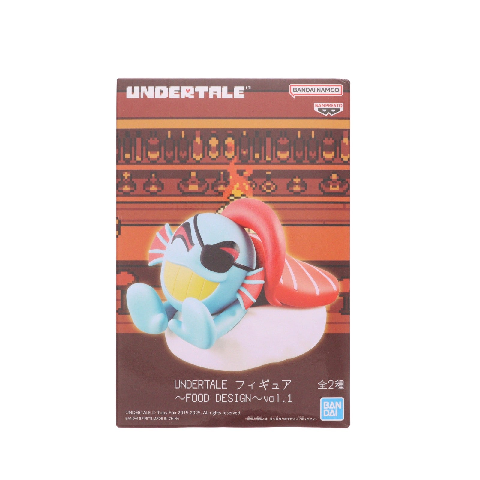 【中古即納】[FIG] アンダイン UNDERTALE(アンダーテイル) フィギュア～FOOD DESIGN～vol.1 プライズ(2752060) バンプレスト(20250821)