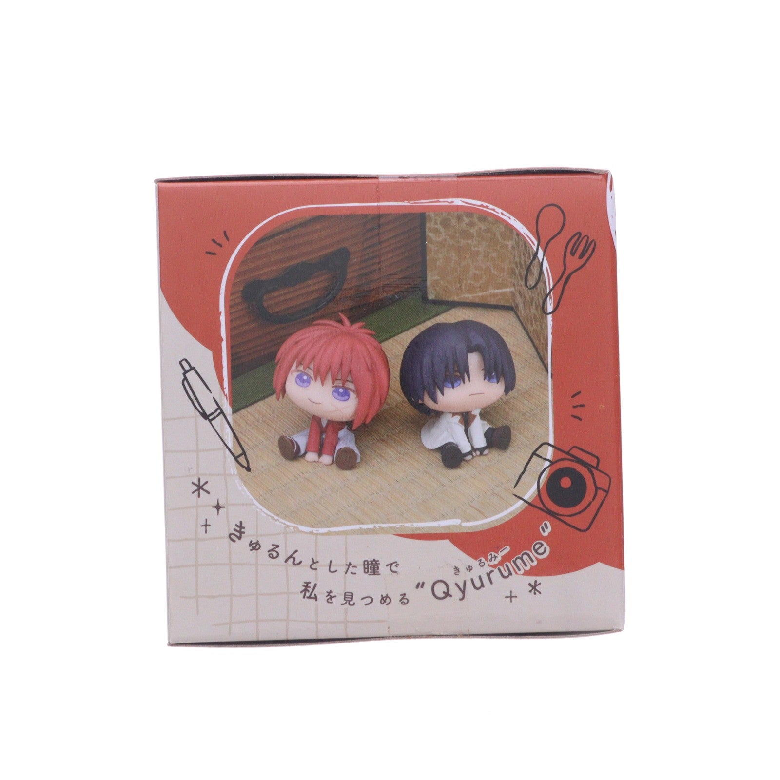 【中古即納】[FIG] 緋村剣心(ひむらけんしん) るろうに剣心 -明治剣客浪漫譚-きゅるみー ミニフィギュア『緋村剣心・四乃森蒼紫』(EX) プライズ(1108185) セガ(20241122)