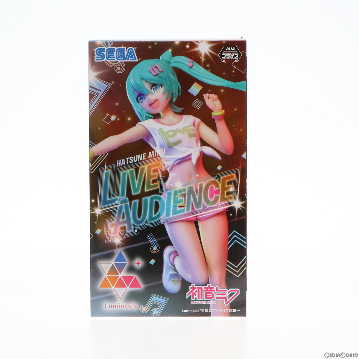 【中古即納】[FIG] 初音ミク～ライブ応援～ キャラクター・ボーカル・シリーズ01 初音ミク Luminasta フィギュア プライズ(1101384) セガ(20230630)