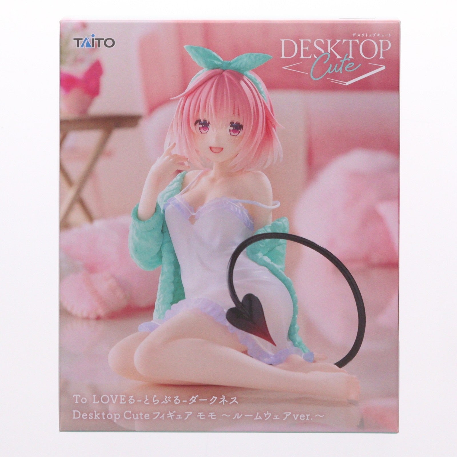 【中古即納】[FIG] モモ・ベリア・デビルーク To LOVEる-とらぶる-ダークネス Desktop Cute フィギュア モモ～ルームウェアver.～ プライズ(452036900) タイトー(20260523)