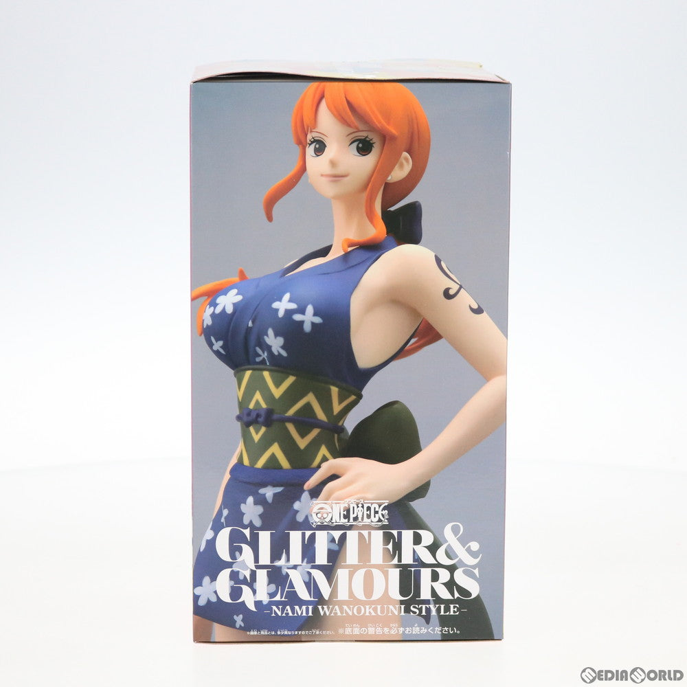 【中古即納】[FIG] ナミ(ネイビー) ワンピース GLITTER&GLAMOURS -NAMI WANOKUNI STYLE- ONE PIECE フィギュア プライズ(81848) バンプレスト(20200229)