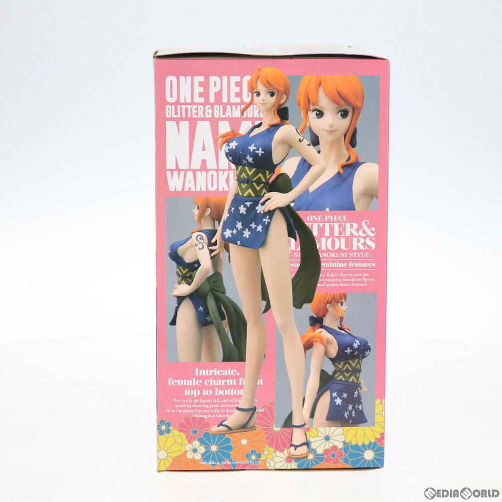 【中古即納】[FIG] ナミ(ネイビー) ワンピース GLITTER&GLAMOURS -NAMI WANOKUNI STYLE- ONE PIECE フィギュア プライズ(81848) バンプレスト(20200229)