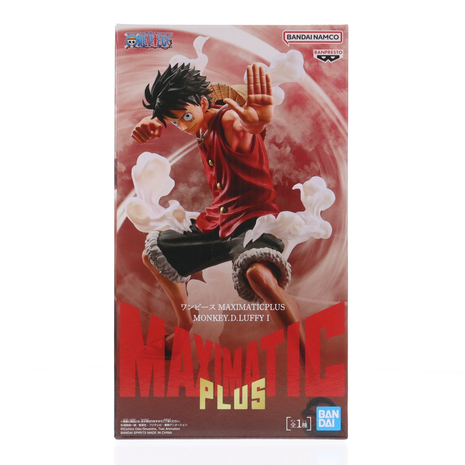 【中古即納】[FIG] モンキー・D・ルフィ ワンピース MAXIMATICPLUS MONKEY.D.LUFFY I ONE PIECE フィギュア プライズ(2800213) バンプレスト(20260210)