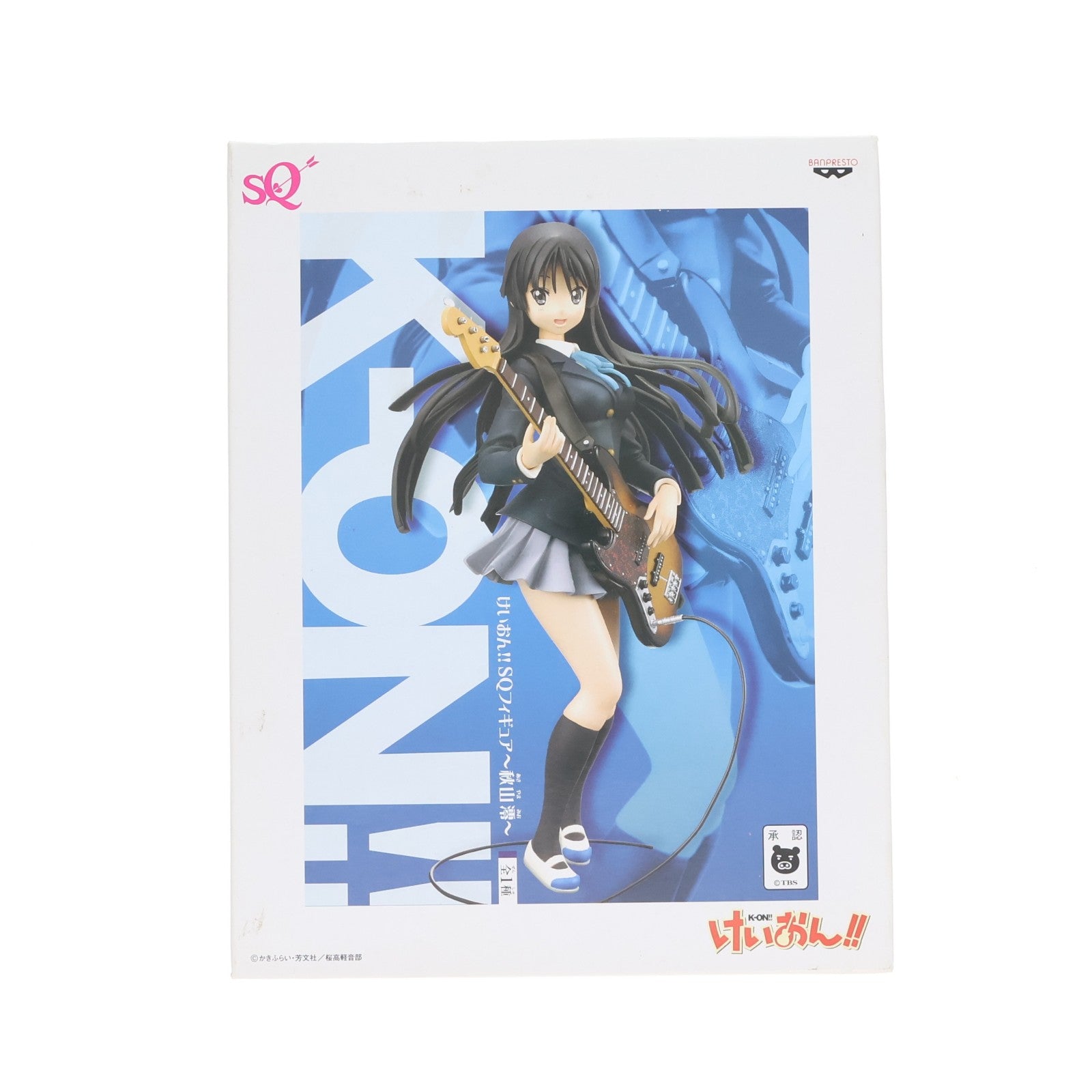 【中古即納】[FIG] 秋山澪(あきやまみお) けいおん!! SQフィギュア プライズ バンプレスト(20111130)