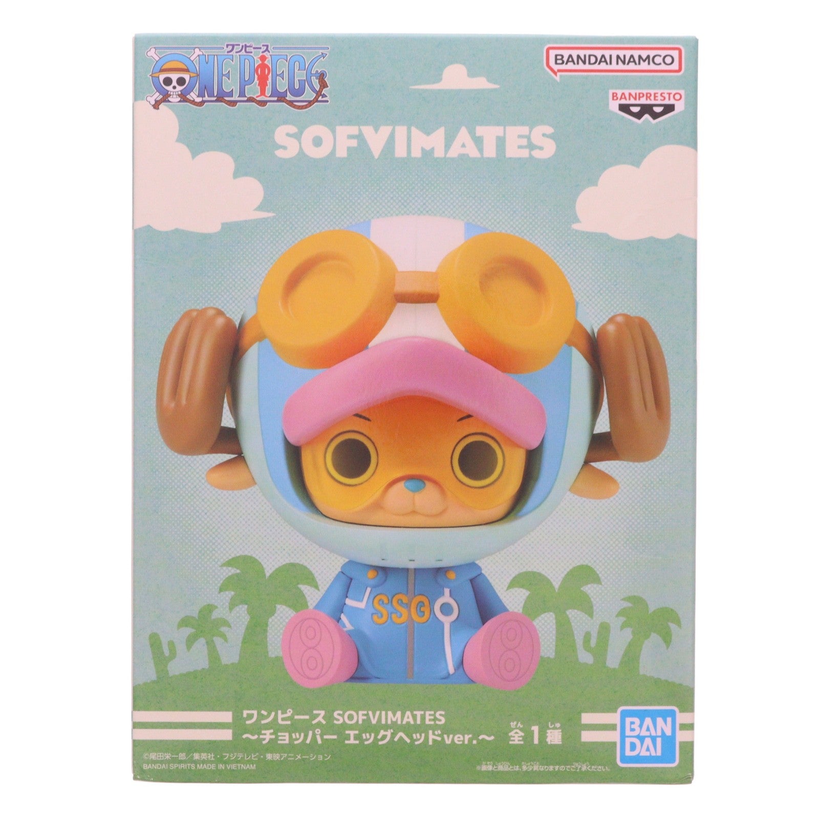 【中古即納】[FIG] トニートニー・チョッパー ワンピース SOFVIMATES～チョッパー エッグヘッドver.～ ONE PIECE ソフビフィギュア プライズ(2701930) バンプレスト(20240610)