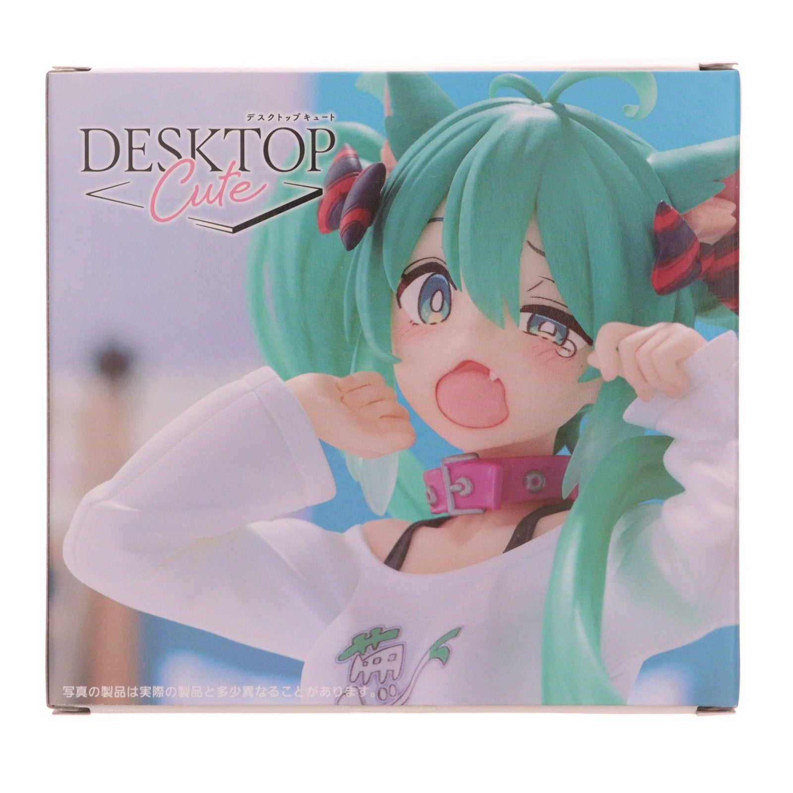 【中古即納】[FIG] 初音ミク キャラクター・ボーカル・シリーズ01 初音ミク Desktop Cute フィギュア ～猫耳Tシャツver.～ プライズ(452060600) タイトー(20260613)