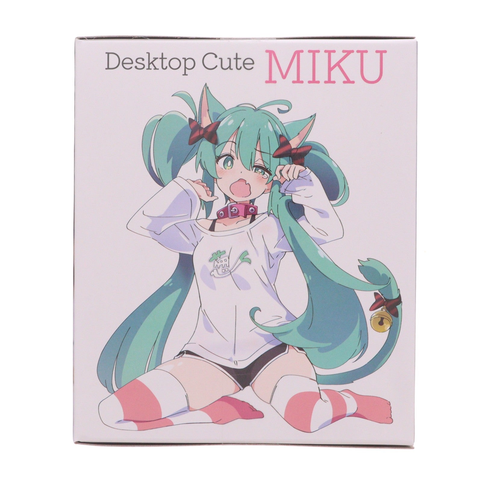 【中古即納】[FIG] 初音ミク キャラクター・ボーカル・シリーズ01 初音ミク Desktop Cute フィギュア ～猫耳Tシャツver.～ プライズ(452060600) タイトー(20260613)