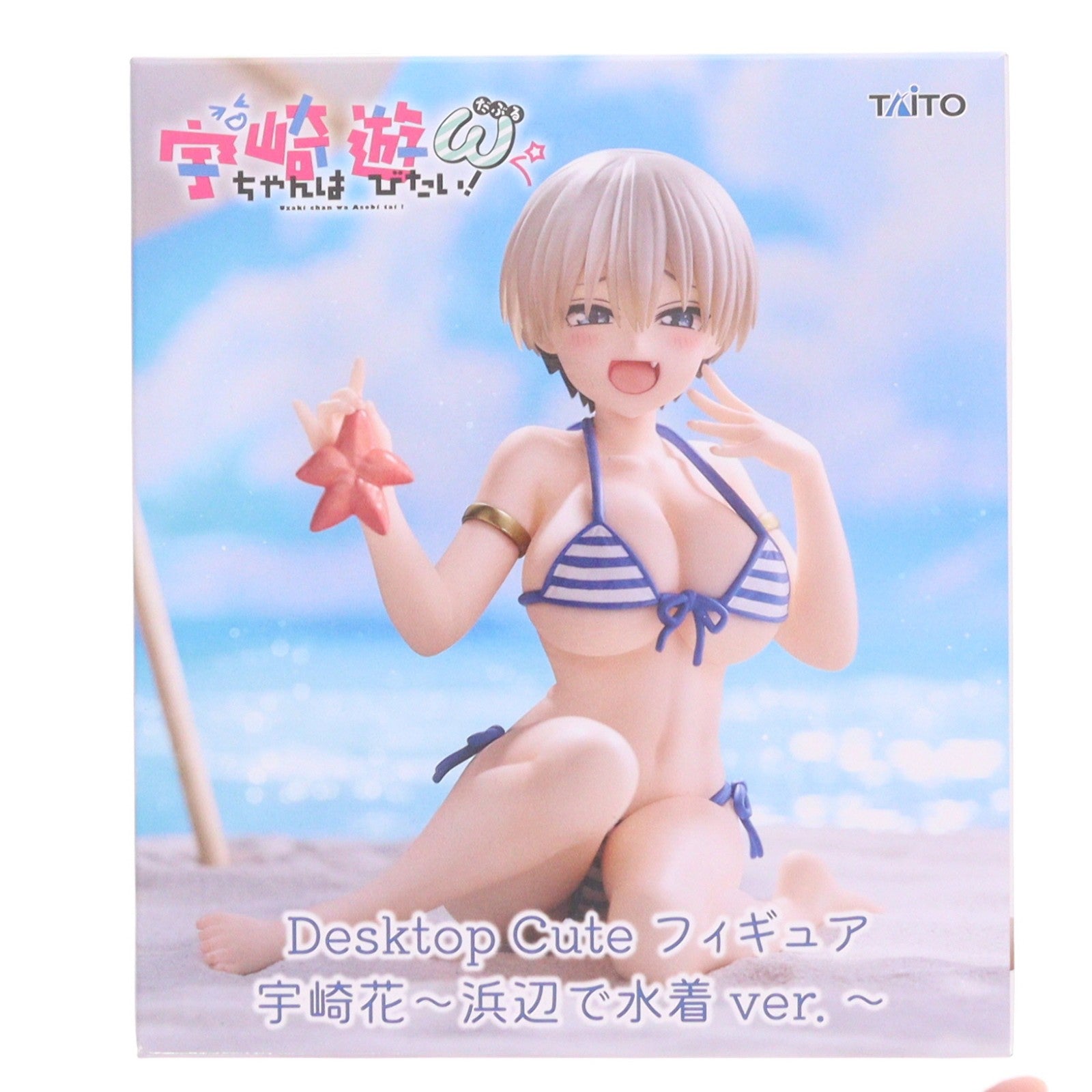 【中古即納】[FIG] 宇崎花(うざきはな) 宇崎ちゃんは遊びたい!ω Desktop Cute フィギュア 宇崎花～浜辺で水着ver.～ プライズ(452017200) タイトー(20260331)