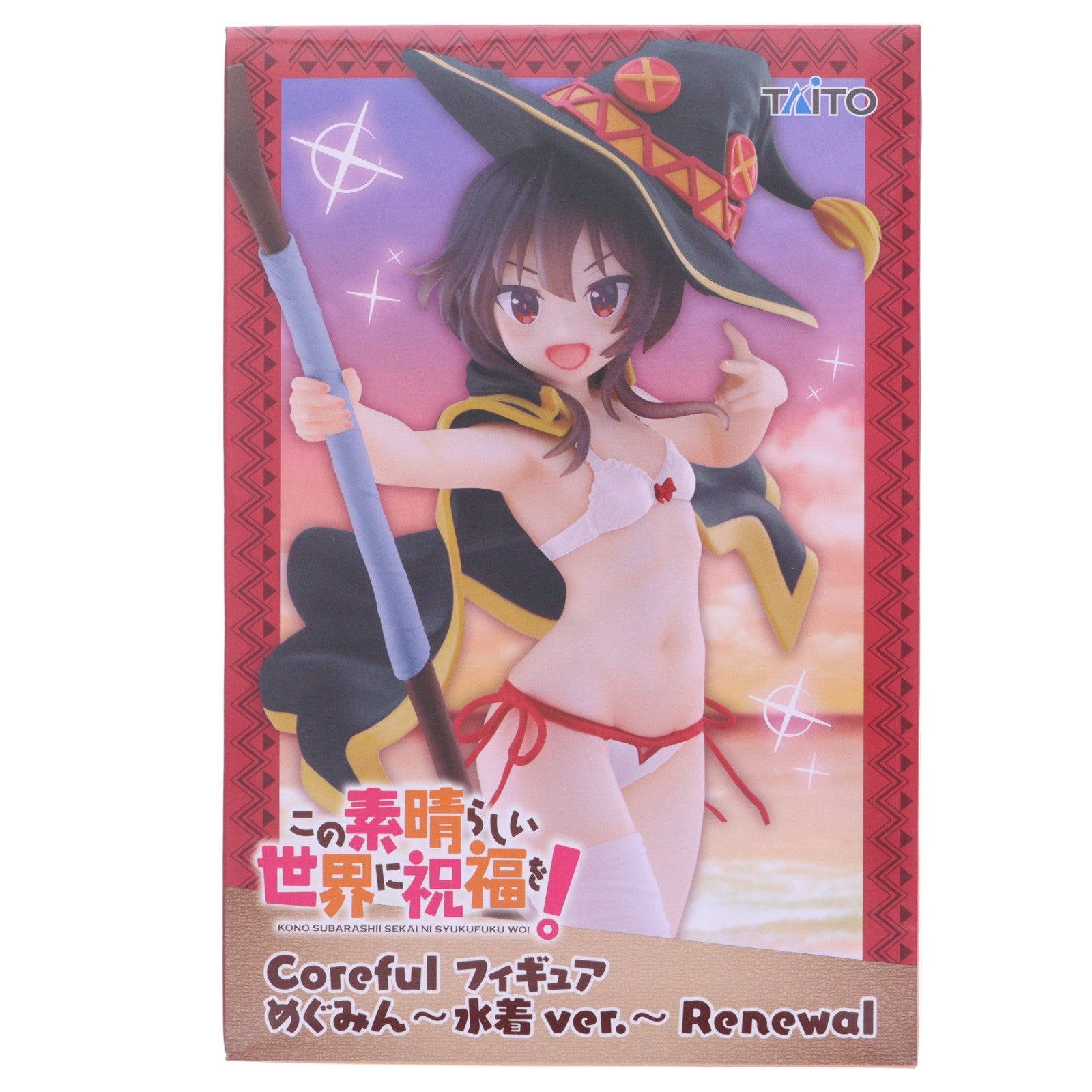 【中古即納】[FIG] めぐみん この素晴らしい世界に祝福を! Coreful フィギュア めぐみん～水着ver.～Renewal プライズ(452078500) タイトー(20260822)