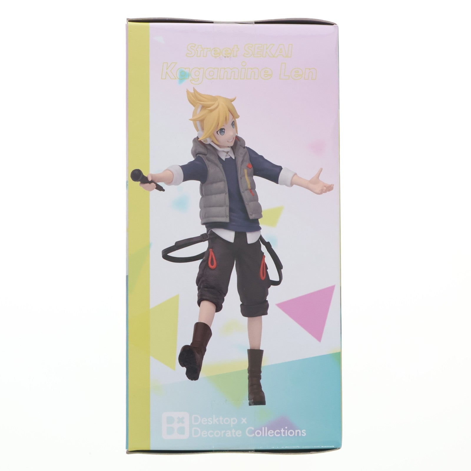 【中古即納】[FIG] 鏡音レン(かがみねれん) プロジェクトセカイ カラフルステージ! Feat.初音ミク Desktop×Decorate Collections『ストリートのセカイの鏡音レン』 フィギュア プライズ(1119371) セガ(20250725)
