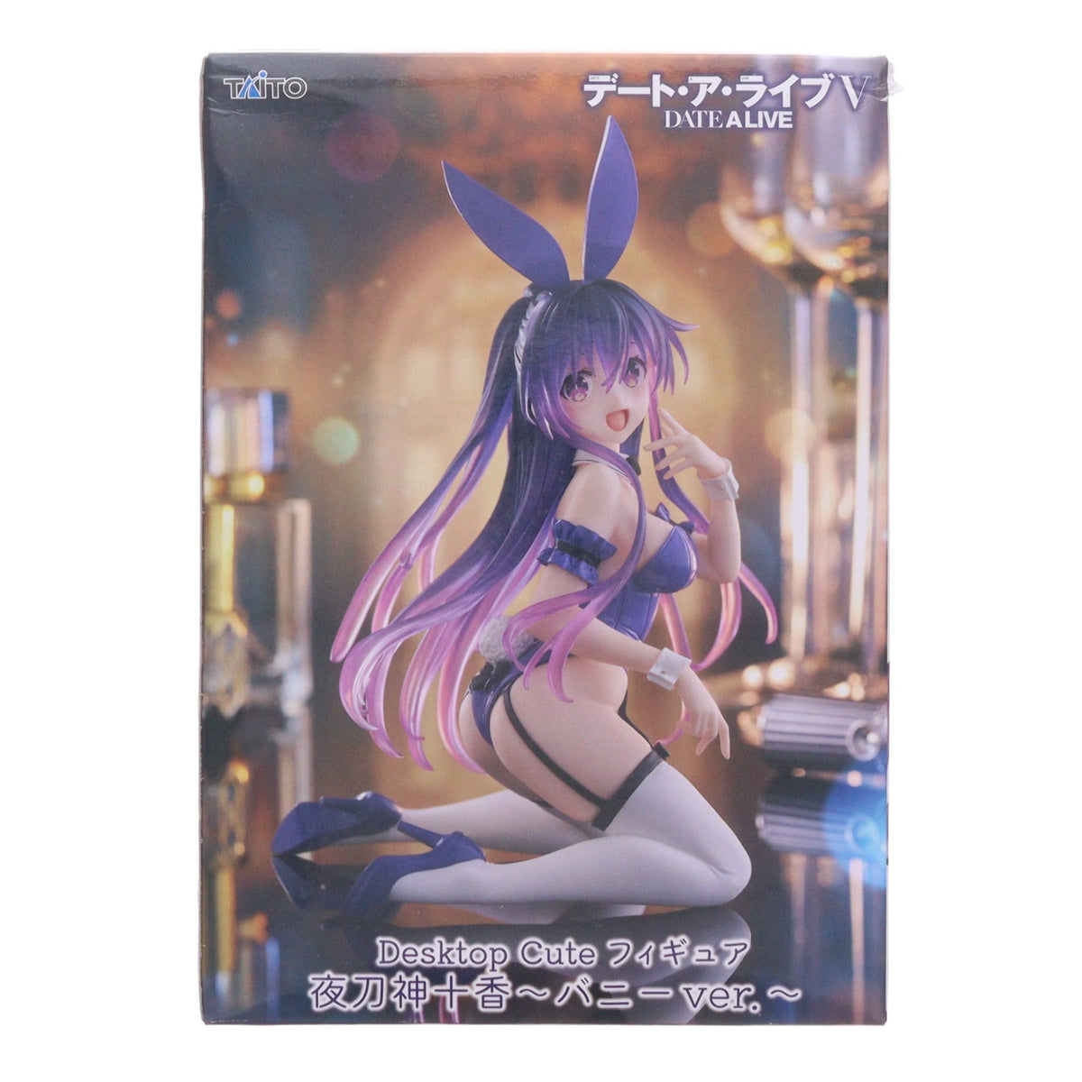 【中古即納】[FIG] 夜刀神十香(やとがみとおか) デート・ア・ライブV Desktop Cute フィギュア 夜刀神十香～バニーver.～ プライズ(451846000) タイトー(20250228)