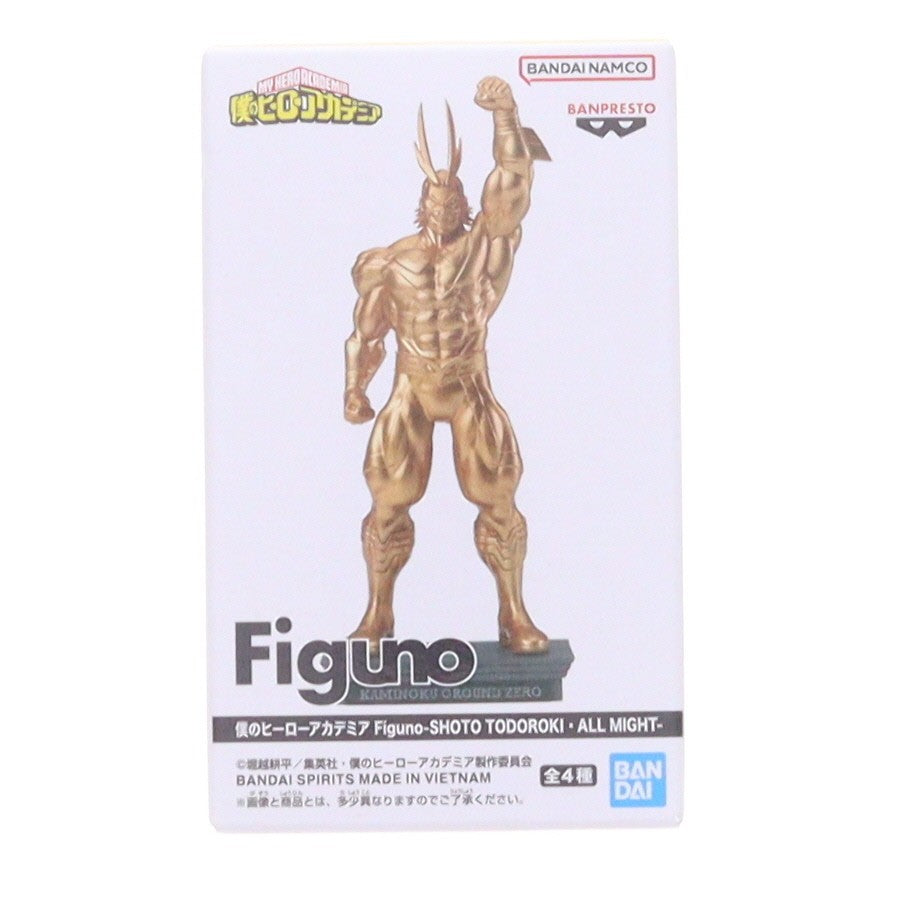 【中古即納】[FIG] オールマイト 銅像ver. 僕のヒーローアカデミア Figuno-SHOTO TODOROKI・ALL MIGHT- フィギュア プライズ(2809839) バンプレスト(20260428)