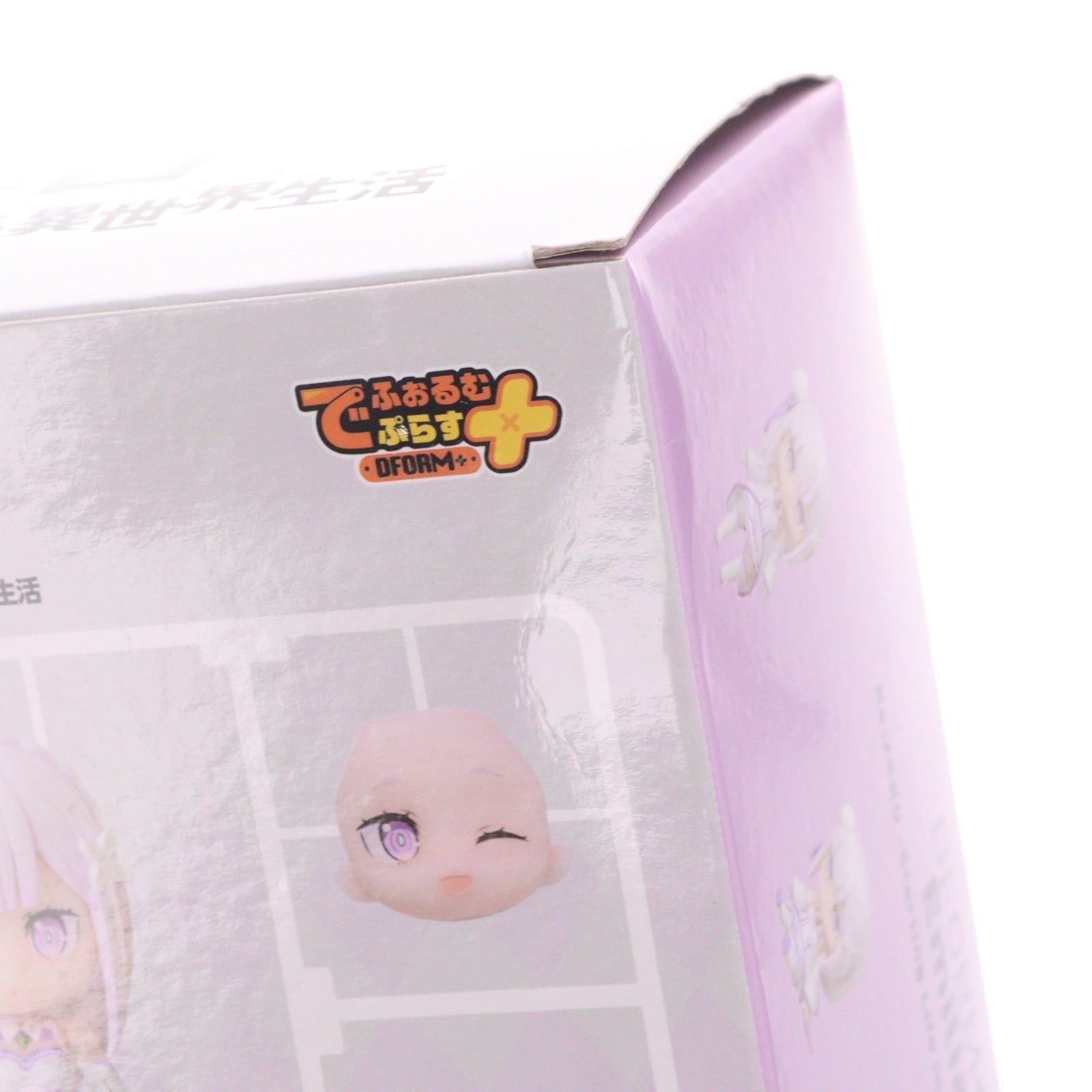 【中古即納】[FIG] でふぉるむぷらす エミリア Re:ゼロから始める異世界生活 フルアクションデフォルメフィギュア プライズ エルココ(20240620)
