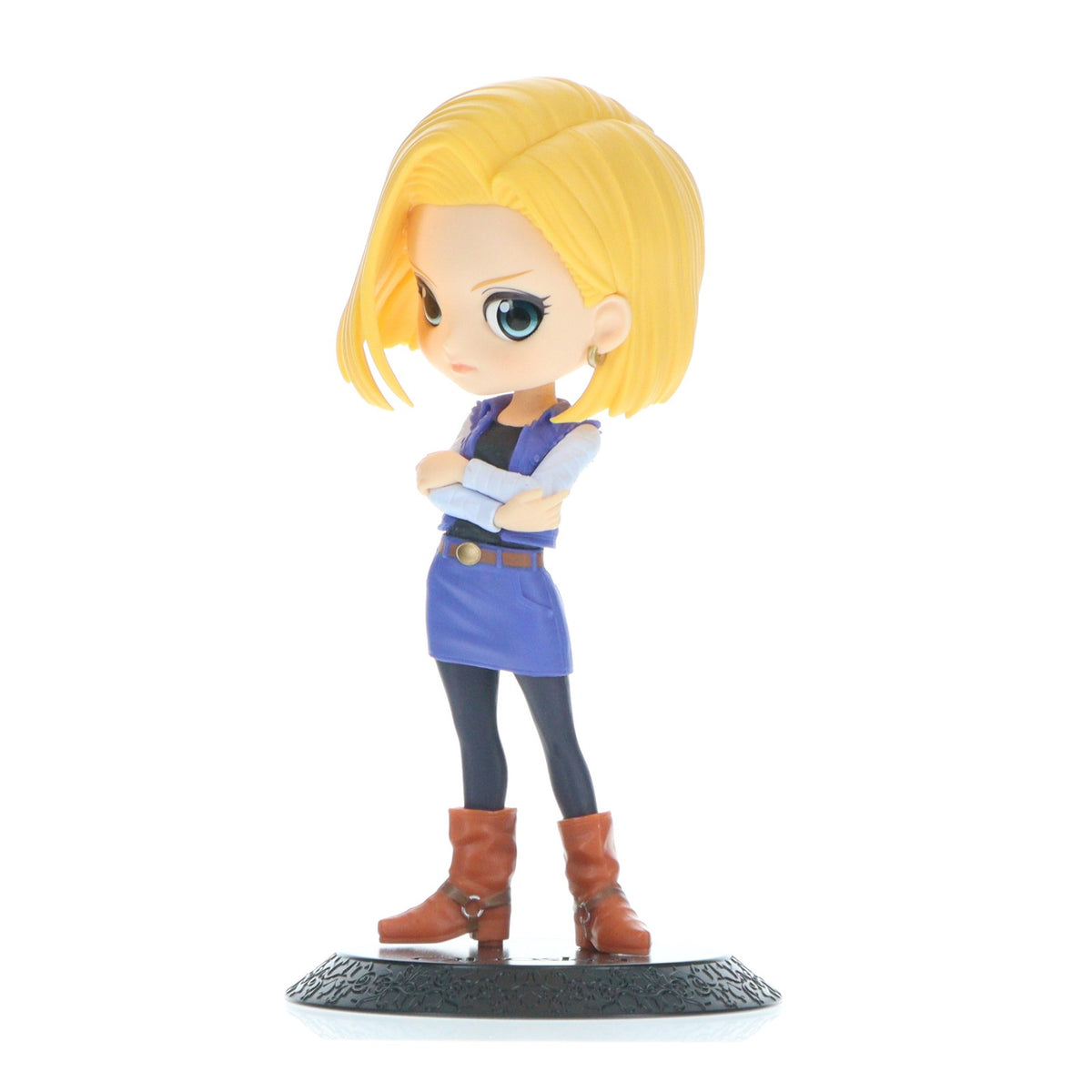 【中古即納】[FIG] 人造人間18号(ブルー) ドラゴンボールZ Q posket-ANDROID 18- DRAGON BALL フィギュア プライズ(82285) バンプレスト(20200731)