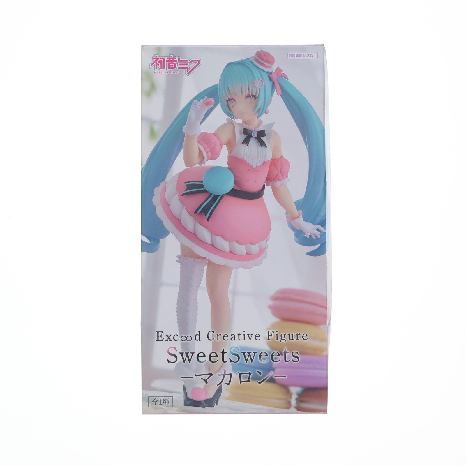 【中古即納】[FIG] 初音ミク Exc∞d Creative Figure SweetSweets-マカロン- キャラクター・ボーカル・シリーズ01 初音ミク フィギュア プライズ(AMU-PRZ14525) フリュー(20230331)