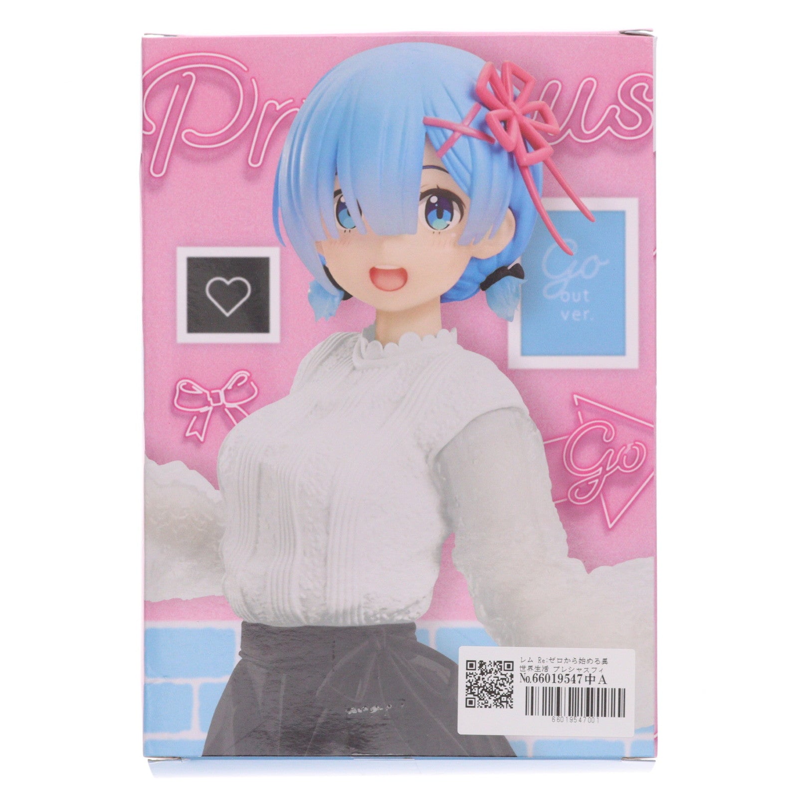 【中古即納】[FIG] レム Re:ゼロから始める異世界生活 プレシャスフィギュア レム～おでかけコーデver.～Renewal プライズ(451518700) タイトー(20221210)