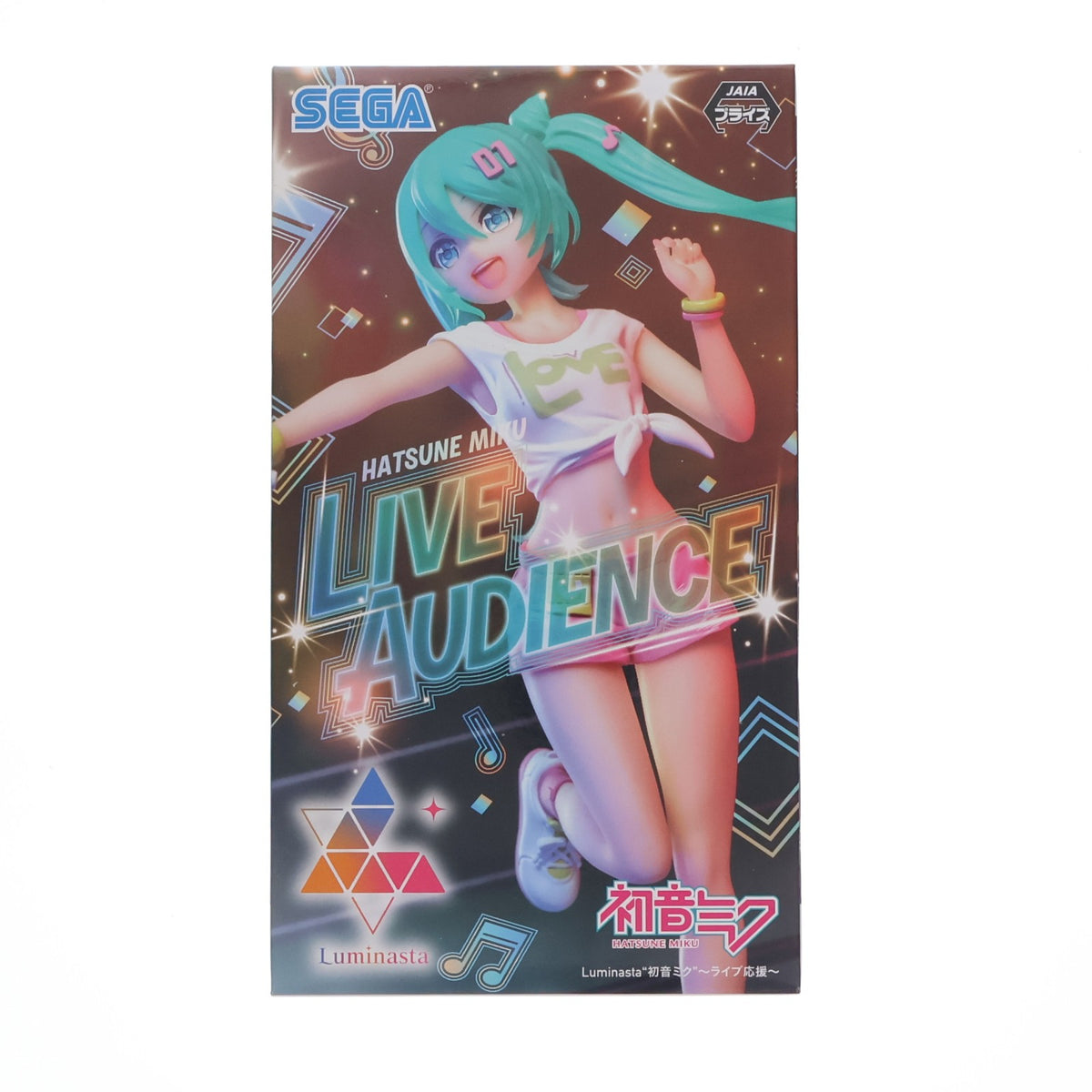 【中古即納】[FIG] 初音ミク～ライブ応援～ キャラクター・ボーカル・シリーズ01 初音ミク Luminasta フィギュア プライズ(1101384) セガ(20230630)