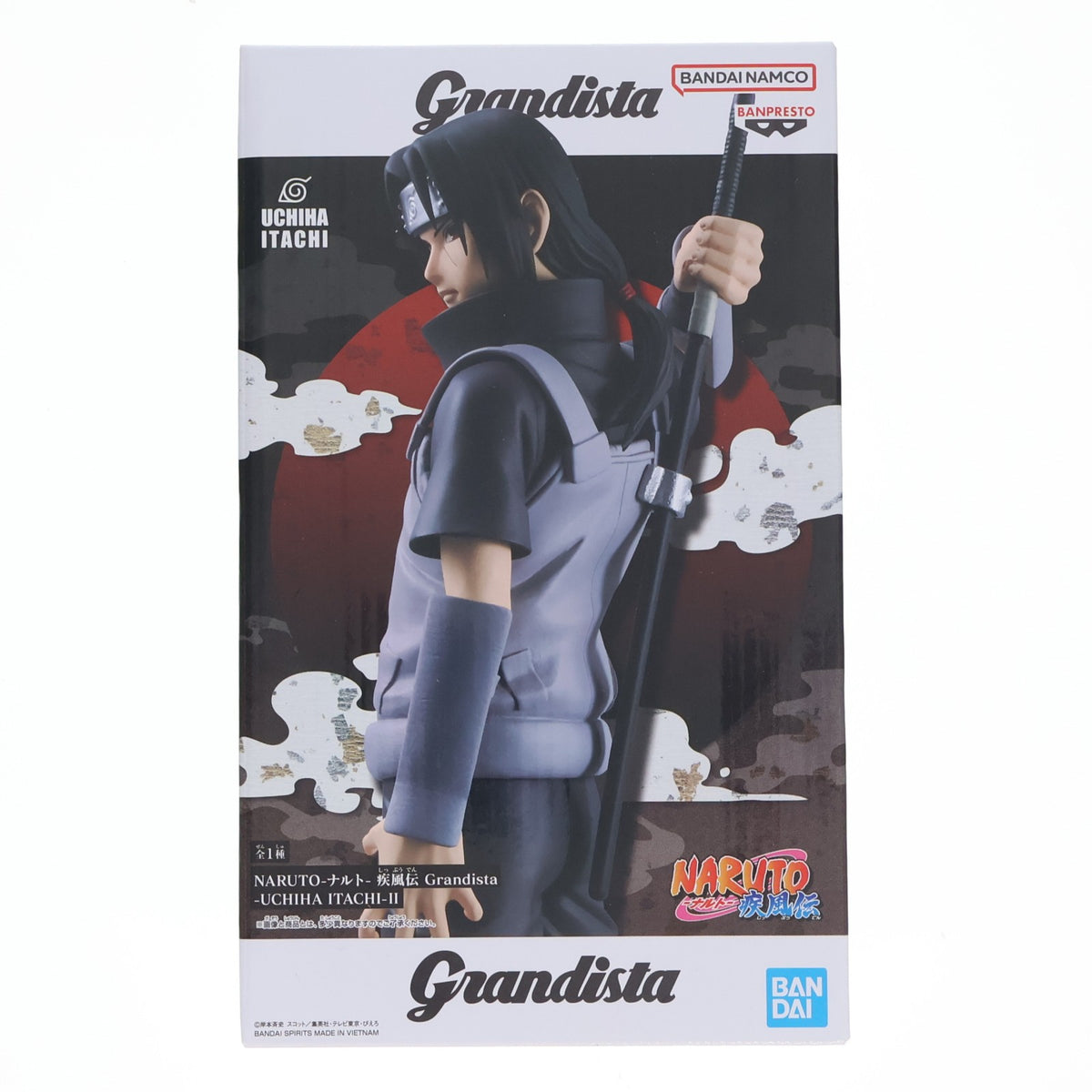 【中古即納】[FIG] うちはイタチ NARUTO-ナルト- 疾風伝 Grandista-UCHIHA ITACHI-II フィギュア プライズ(2819251) バンプレスト(20260827)