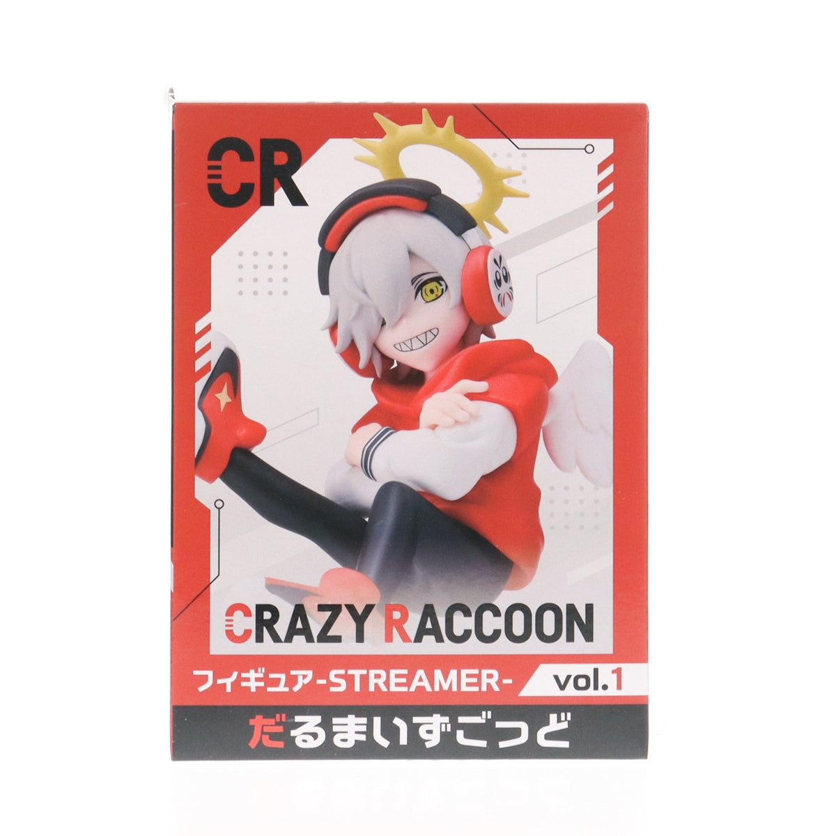 【中古即納】[FIG] GiGOグループ限定 だるまいずごっど Crazy Raccoon(クレイジーラクーン) フィギュア-STREAMER-Vol.1 ～GiGOグループのお店限定～ プライズ フクヤ(20251004)