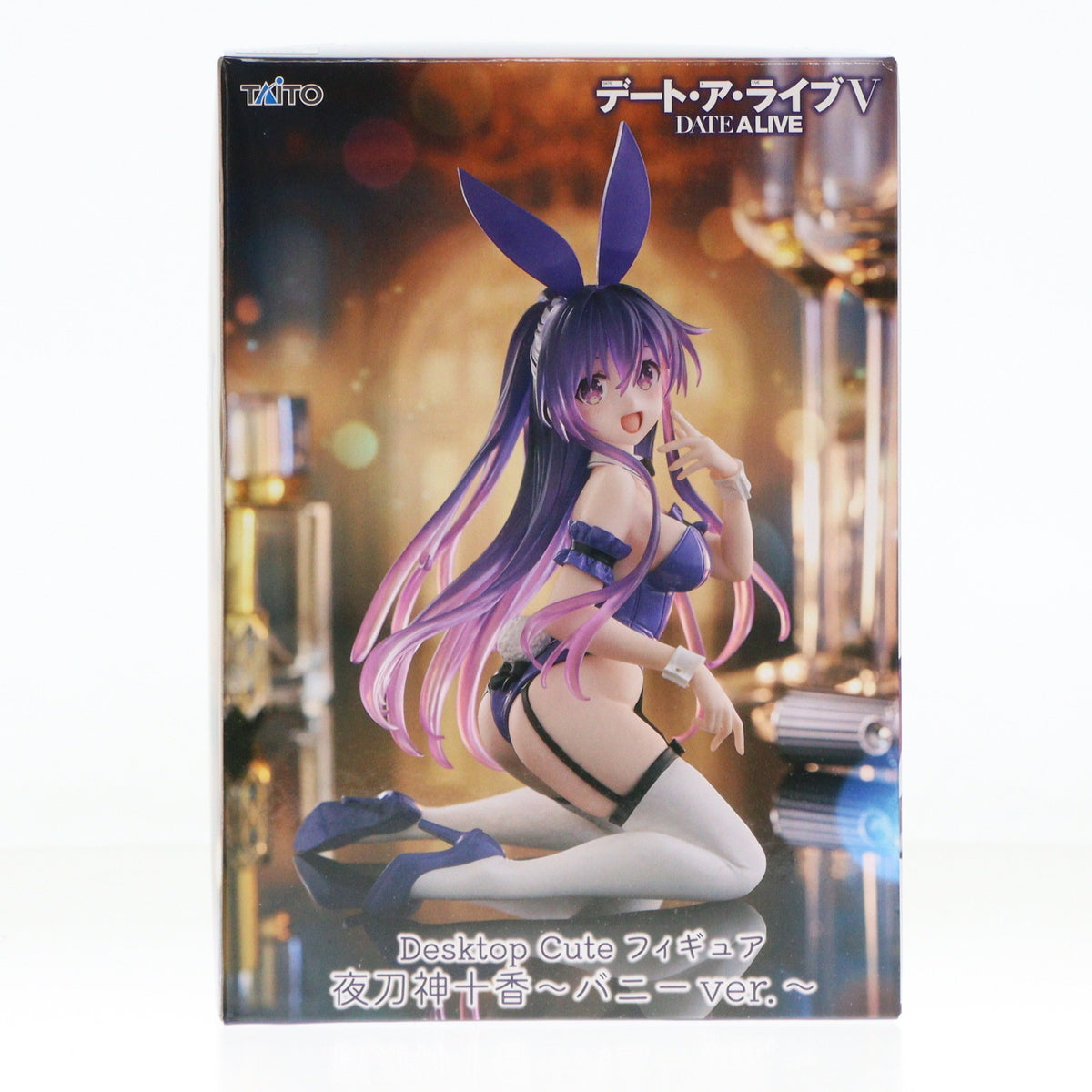 【中古即納】[FIG] 夜刀神十香(やとがみとおか) デート・ア・ライブV Desktop Cute フィギュア 夜刀神十香～バニーver.～ プライズ(451846000) タイトー(20250228)