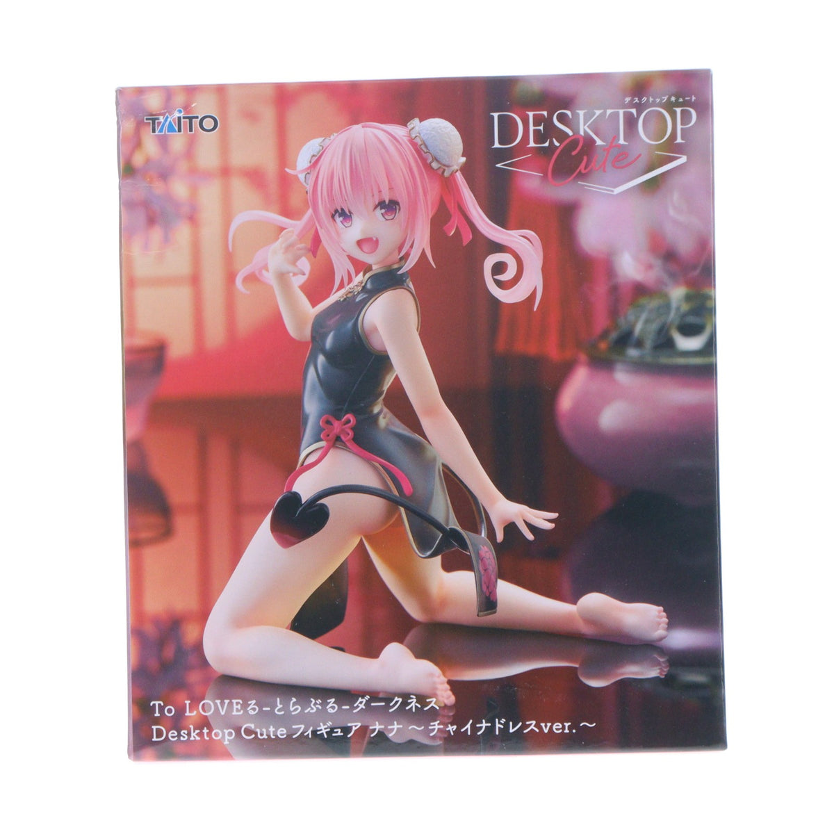 【中古即納】[FIG] ナナ・アスタ・デビルーク To LOVEる-とらぶる-ダークネス Desktop Cute フィギュア ナナ～チャイナドレスver.～ プライズ(451993200) タイトー(20260117)