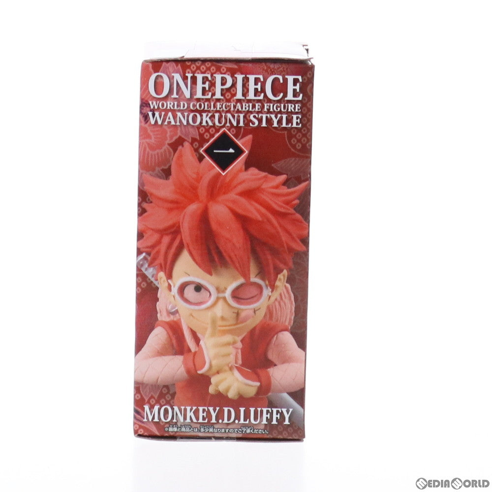 【中古即納】[FIG] モンキー・D・ルフィ ワンピース ワールドコレクタブルフィギュア-WANOKUNI STYLE1- ONE PIECE プライズ(82408) バンプレスト(20200831)