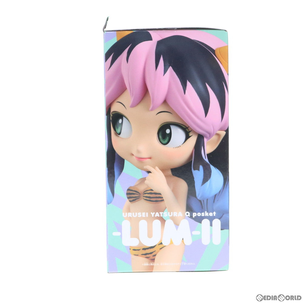 【中古即納】[FIG] ラム B(髪色ブラック×ピンク×ライトブルー) うる星やつら Q posket-LUM- II フィギュア プライズ(39997) バンプレスト(20191231)