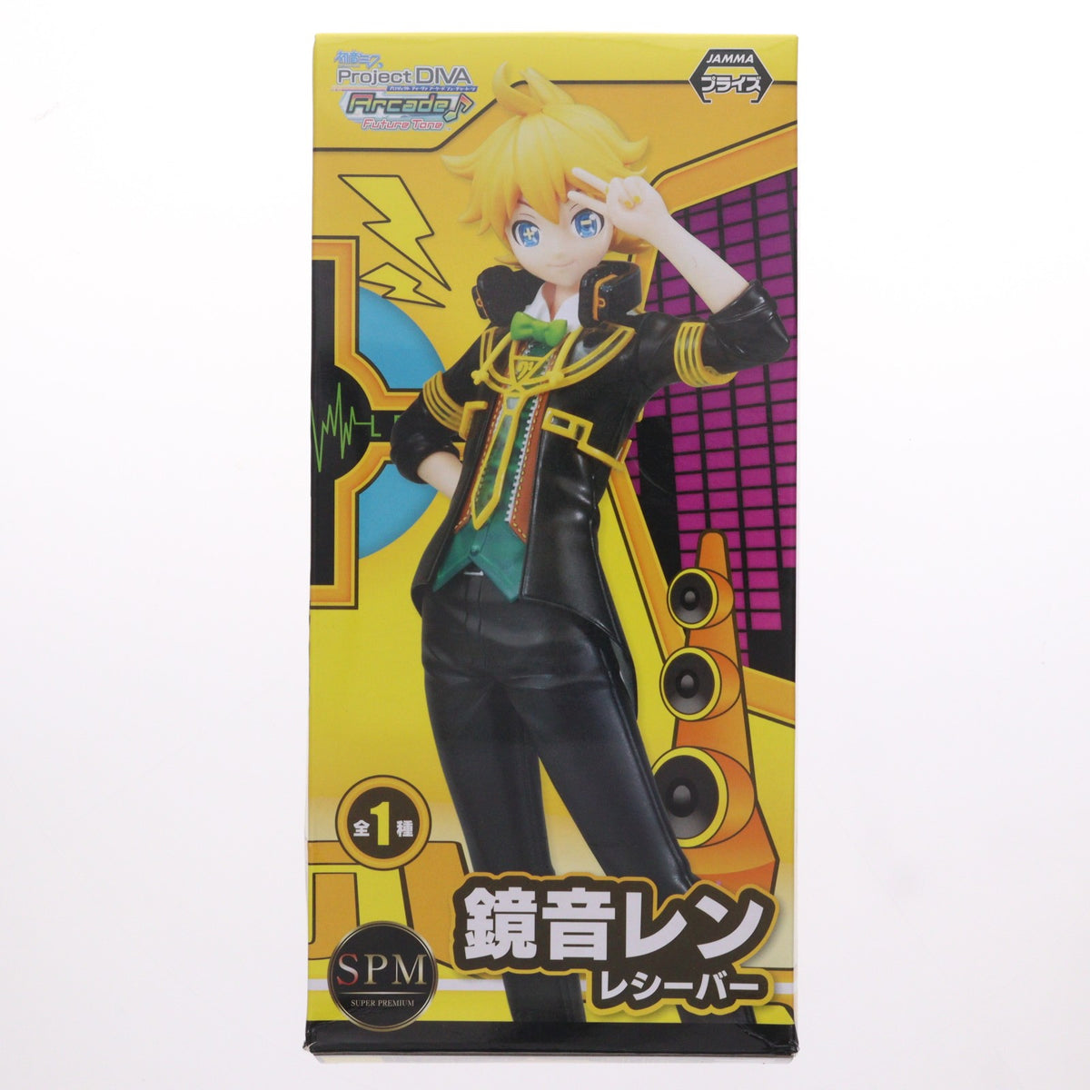 【中古即納】[FIG] 鏡音レン(かがみねれん) レシーバー 初音ミク Project DIVA Arcade Future Tone スーパープレミアムフィギュア プライズ(1012763) セガ(20160510)