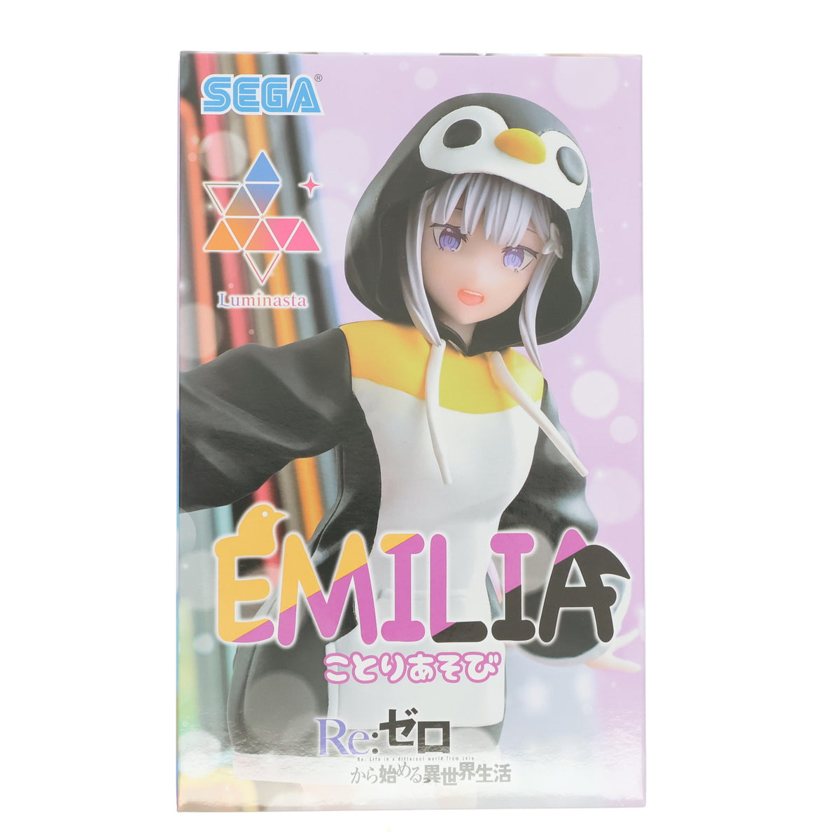 【中古即納】[FIG] エミリア Re:ゼロから始める異世界生活 Luminasta『エミリア』-ことりあそび- フィギュア プライズ(1104097) セガ(20230920)