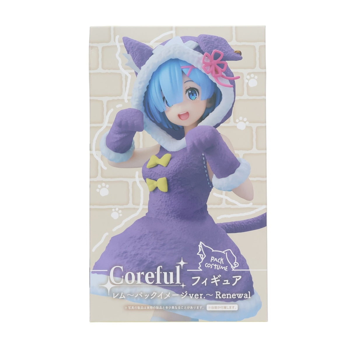 【中古即納】[FIG] レム Re:ゼロから始める異世界生活 Coreful フィギュア レム～パックイメージver.～Renewal プライズ(451664400) タイトー(20231120)