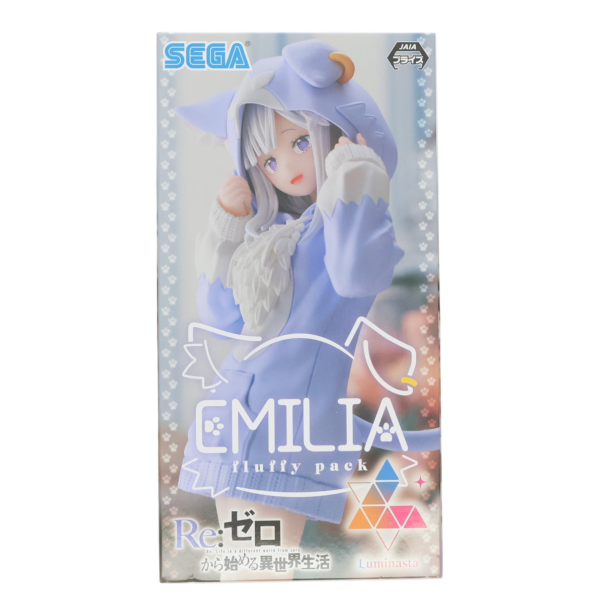 【中古即納】[FIG] エミリア -もふもふパック- Re:ゼロから始める異世界生活 Luminasta フィギュア プライズ(1101581) セガ(20230620)
