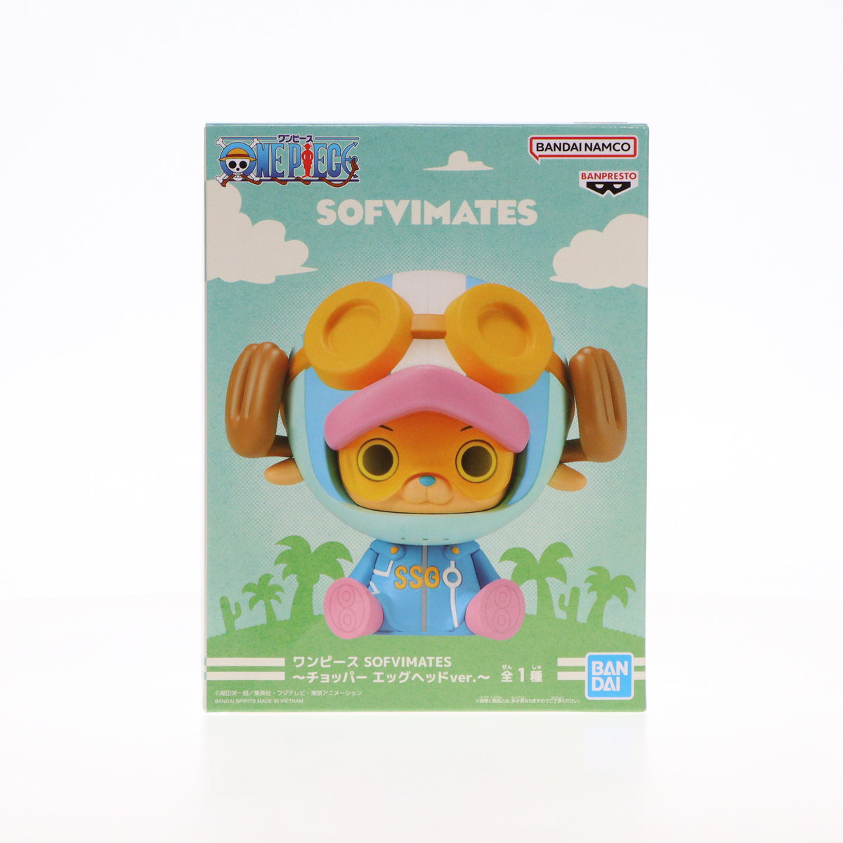 【中古即納】[FIG] トニートニー・チョッパー ワンピース SOFVIMATES～チョッパー エッグヘッドver.～ ONE PIECE ソフビフィギュア プライズ(2701930) バンプレスト(20240610)