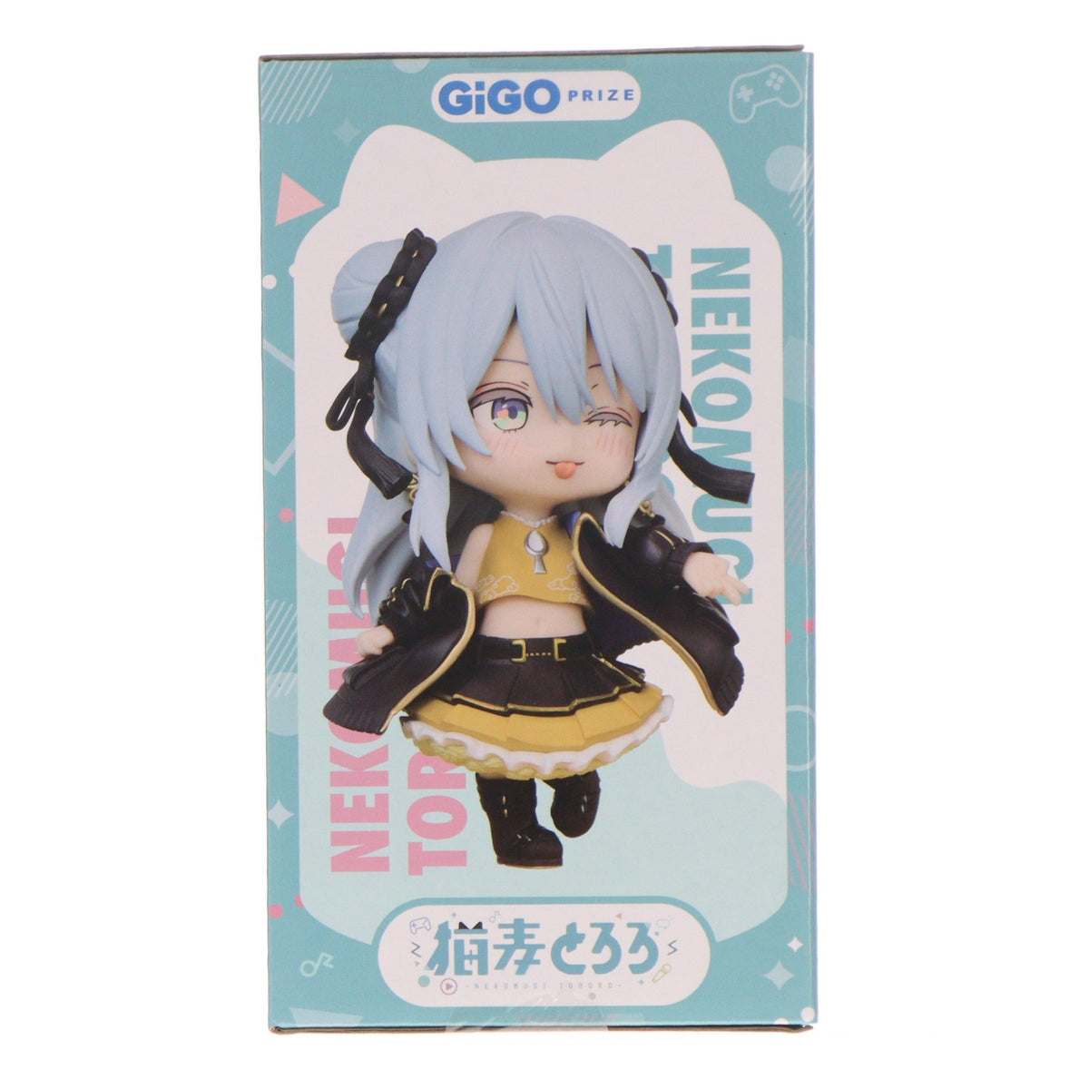 【中古即納】[FIG] GiGO限定 猫麦とろろデフォルメフィギュア(ねこむぎとろろ) -あいどるこれくしょん- バーチャルYouTuber プライズ フクヤ(20260626)
