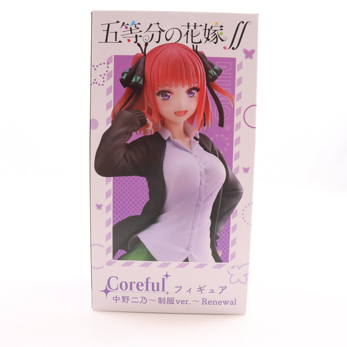 【中古即納】[FIG] 中野二乃(なかのにの) 五等分の花嫁∬ Coreful フィギュア 中野二乃～制服ver.～ Renewal プライズ(451465800) タイトー(20220620)