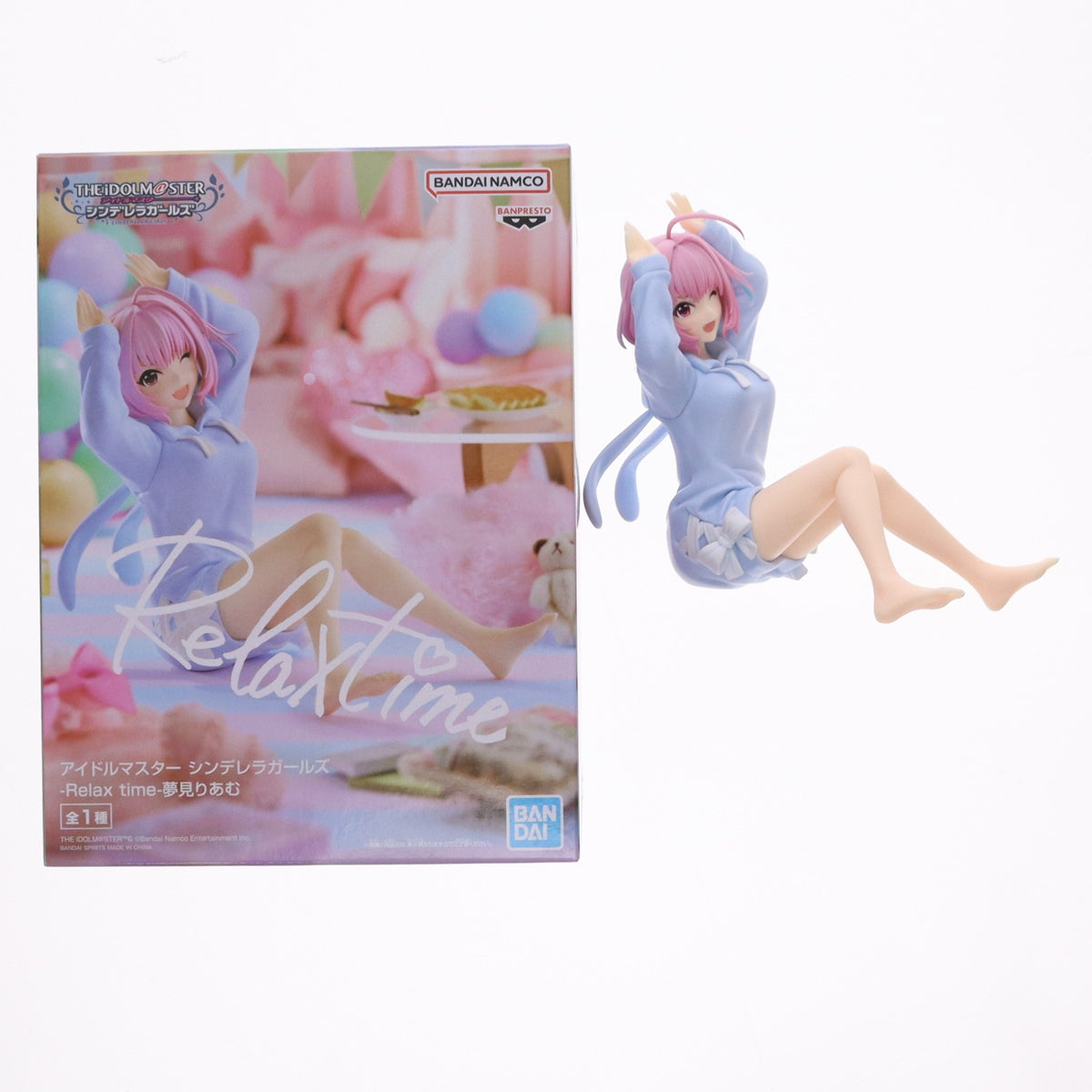 【中古即納】[FIG] 夢見りあむ(ゆめみりあむ) アイドルマスター シンデレラガールズ -Relax time-夢見りあむ フィギュア プライズ(2695370) バンプレスト(20240910)