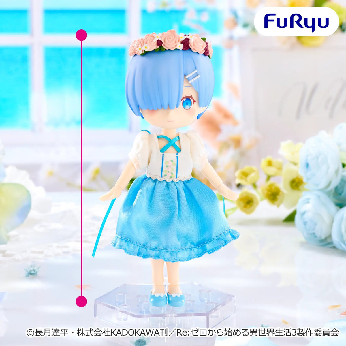 【中古即納】[FIG] レム Re:ゼロから始める異世界生活 MeloDoll Figure-レム・ブライズメイド- 可動フィギュア プライズ(AMU-PRZ21765) フリュー(20260831)