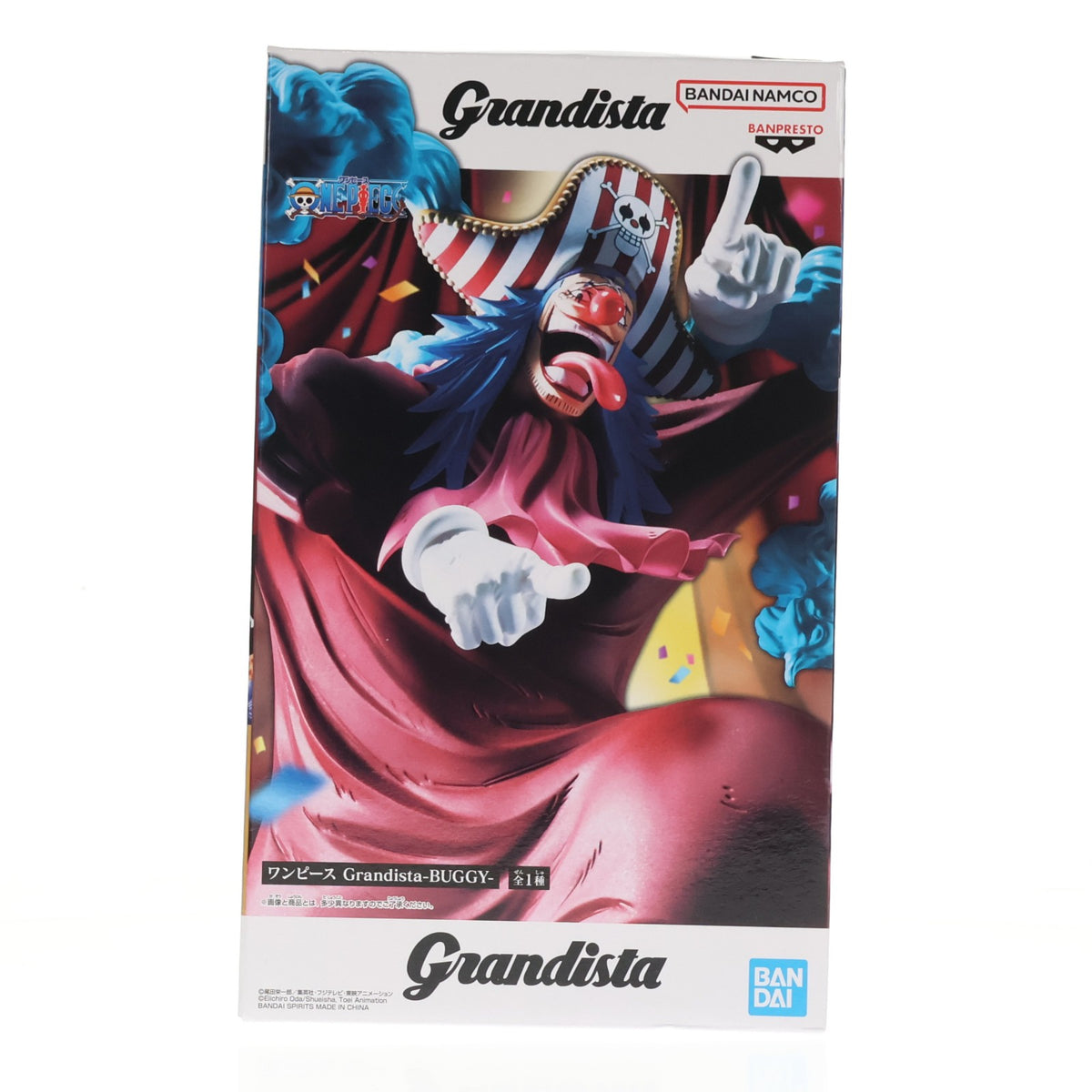 【中古即納】[FIG] バギー ワンピース Grandista-BUGGY- ONE PIECE フィギュア プライズ(2834506) バンプレスト(20260910)