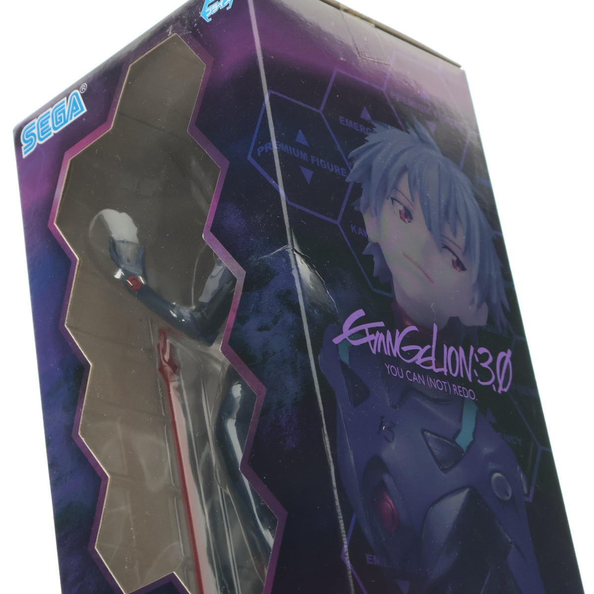 【中古即納】[FIG] 渚カヲル(なぎさかをる) ヱヴァンゲリヲン新劇場版 プレミアムフィギュア～カヲル×カシウスの槍～ プライズ(1030986) セガ(20190610)