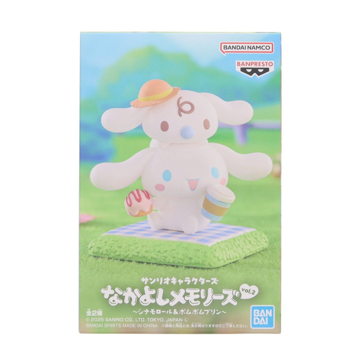 【中古即納】[FIG] シナモロール サンリオキャラクターズ なかよしメモリーズ vol.2 ～シナモロール&ポムポムプリン～ フィギュア プライズ(2772705) バンプレスト(20250624)