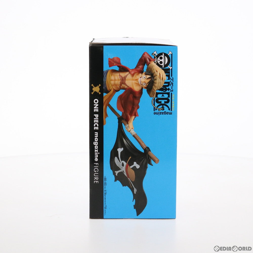 【中古即納】[FIG] モンキー・D・ルフィ(カラー) ワンピース ONE PIECE magazine FIGURE フィギュア プライズ(38575) バンプレスト(20180804)