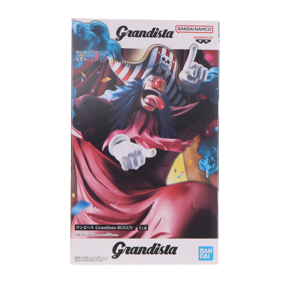 【中古即納】[FIG] バギー ワンピース Grandista-BUGGY- ONE PIECE フィギュア プライズ(2834506) バンプレスト(20260910)