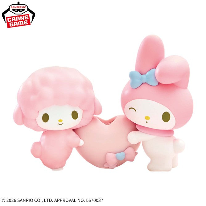 【中古即納】[FIG] マイメロディ&マイスウィートピアノ サンリオキャラクターズ フィグライフ!～マイメロディ&マイスウィートピアノ～ フィギュア プライズ(2834917) バンプレスト(20260915)