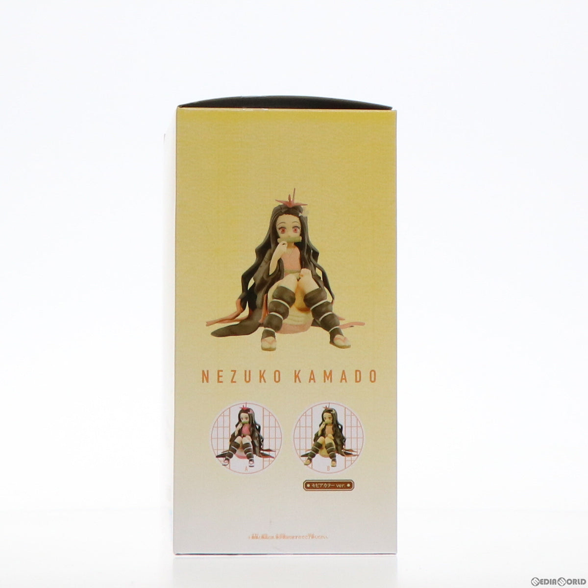 【中古即納】[FIG] ナムコ限定 竈門禰豆子(かまどねずこ)(セピアカラーver.) 鬼滅の刃 フィギュア～戯典～ プライズ バンプレスト(20220114)