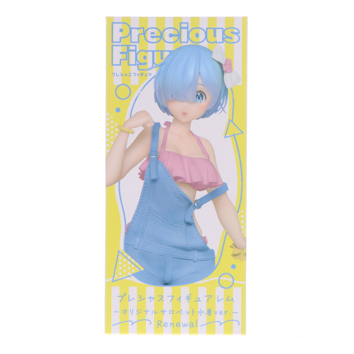 【中古即納】[FIG] レム Re:ゼロから始める異世界生活 プレシャスフィギュア レム オリジナルサロペット水着 ver. Renewal プライズ(451465600) タイトー(20220620)