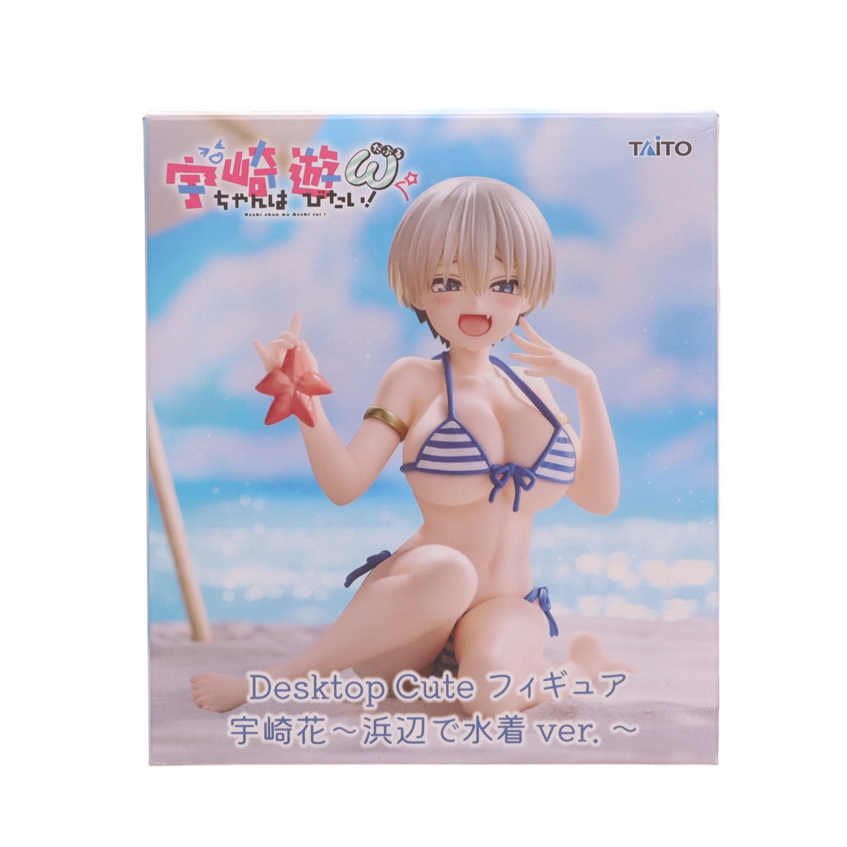 【中古即納】[FIG] 宇崎花(うざきはな) 宇崎ちゃんは遊びたい!ω Desktop Cute フィギュア 宇崎花～浜辺で水着ver.～ プライズ(452017200) タイトー(20260331)
