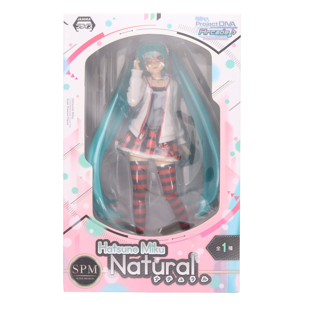 【中古即納】[FIG] 初音ミク ナチュラル 初音ミク Project DIVA Arcade Future Tone スーパープレミアムフィギュア プライズ(1010463) セガ(20150810)