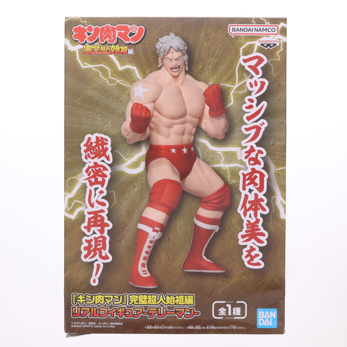【中古即納】[FIG] テリーマン 『キン肉マン』 完璧超人始祖編 リアルフィギュア-テリーマン- プライズ(2869625) バンプレスト(20260806)