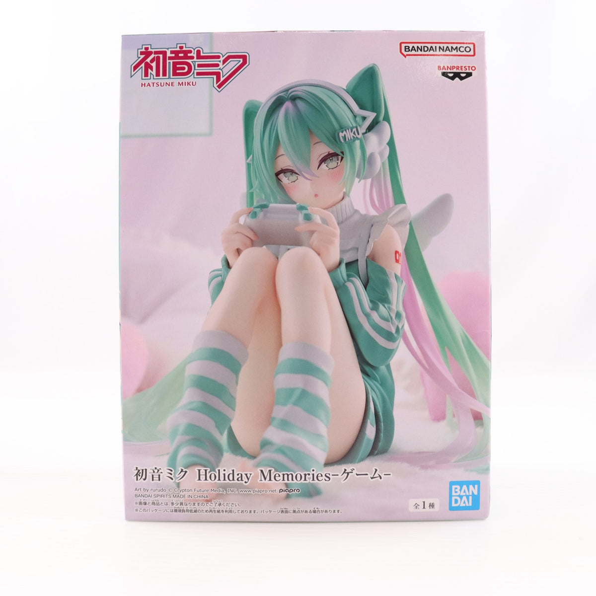 【中古即納】[FIG] 初音ミク キャラクター・ボーカル・シリーズ01 初音ミク Holiday Memories-ゲーム- フィギュア プライズ(2772122) バンプレスト(20260722)
