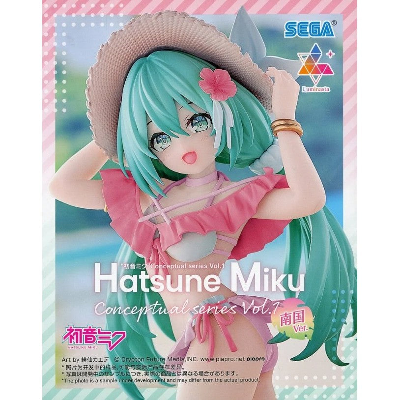 【中古即納】[FIG] 初音ミク 初音ミクシリーズ Luminasta『初音ミク』Conceptual series Vol.1 南国Ver. フィギュア プライズ(1124653) セガ(20260806)